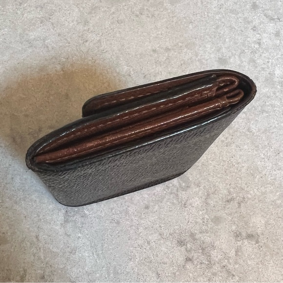 Authentic Louis Vuitton Monogram Porte-Monnaie Plat Coin Card wallet - Picture 13 of 14